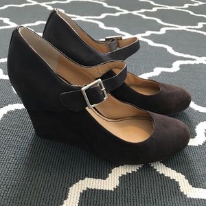 Nine West wedge maryjane shoes